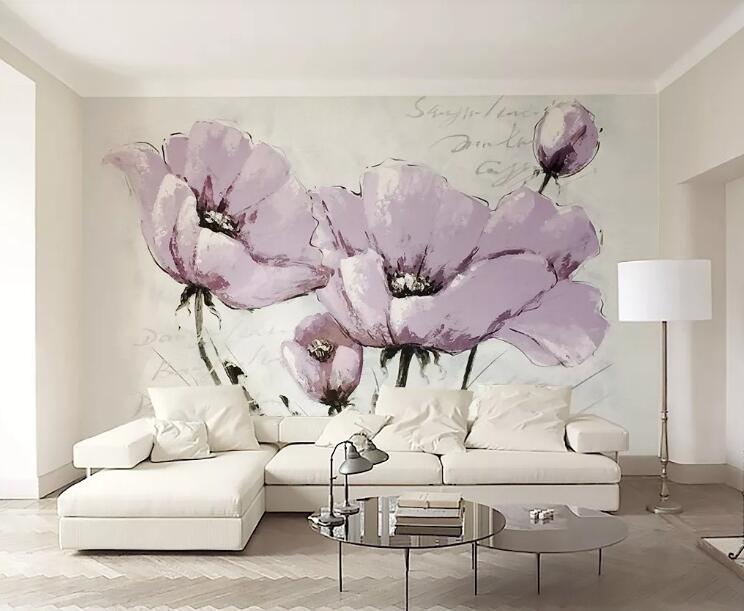 3D Modern Flower 1036 Wall Murals Wallpaper AJ Wallpaper 2