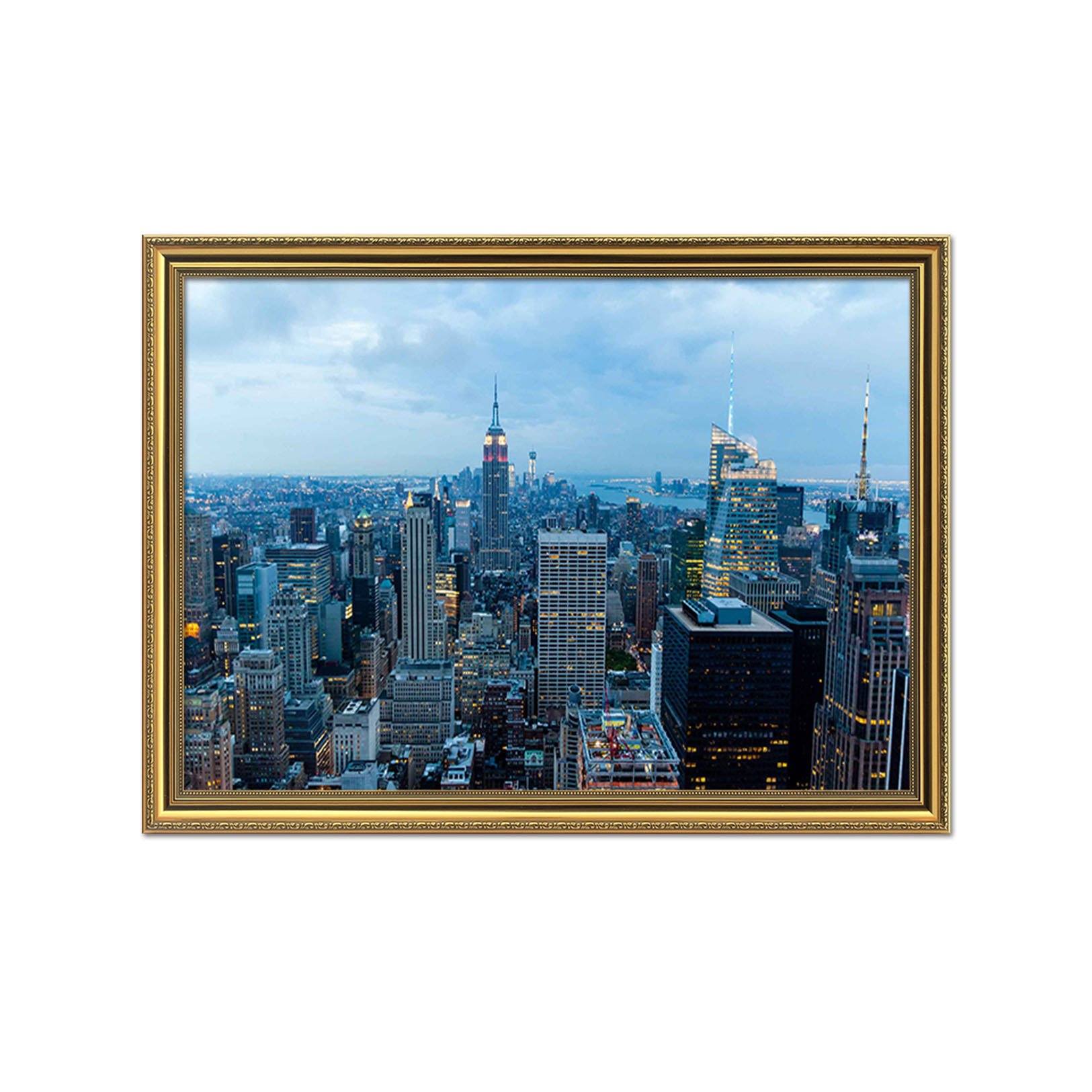 3D High-Rise City 127 Fake Framed Print Painting Wallpaper AJ Creativity Home