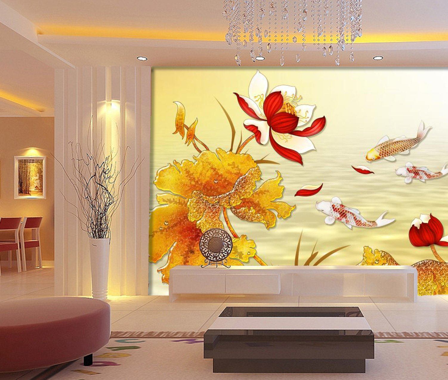 Red White Louts 75 Wallpaper AJ Wallpaper 1