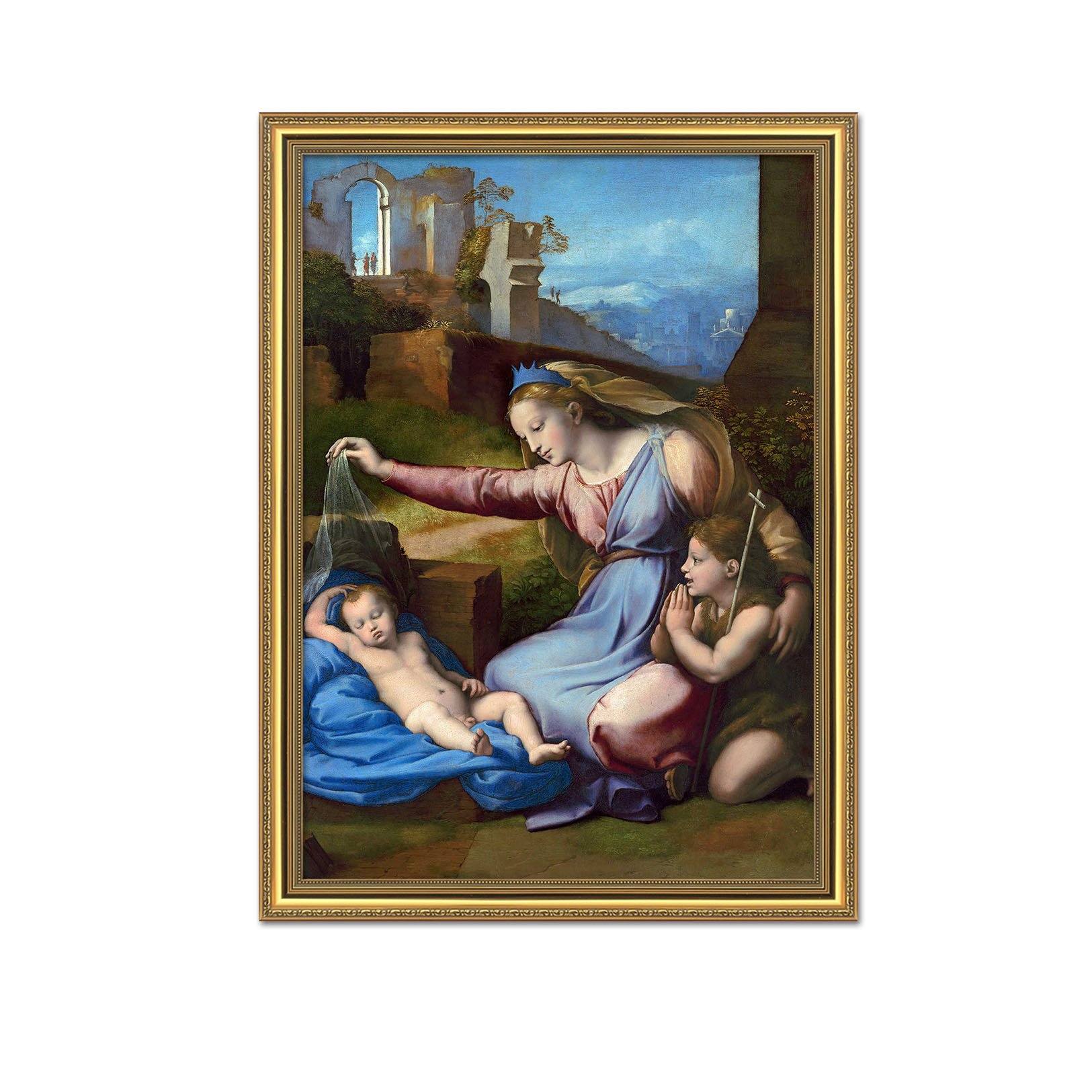 3D Mother Child 128 Fake Framed Print Painting Wallpaper AJ Creativity Home