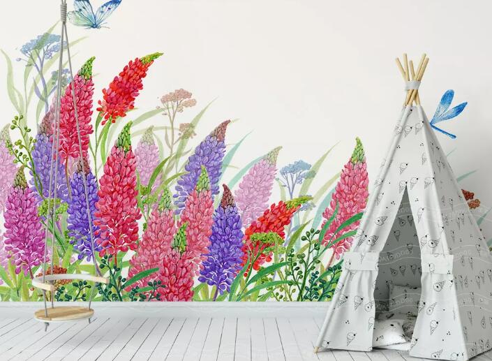 3D Hundred Flowers 1343 Wall Murals Wallpaper AJ Wallpaper 2