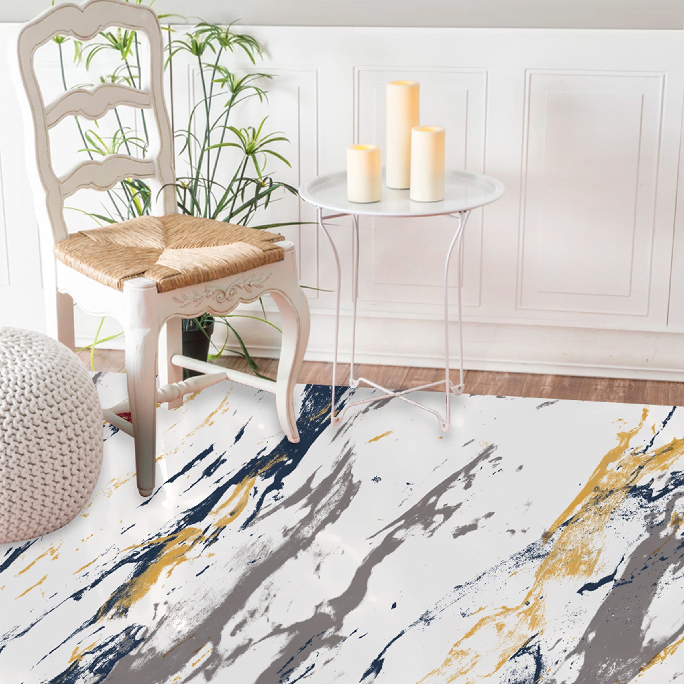 3D Color Pattern WG436 Non Slip Rug Mat Mat AJ Creativity Home