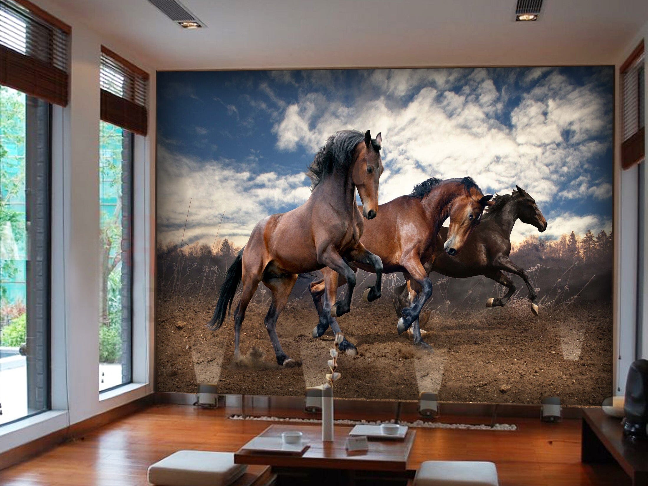 3D Prairie Horse 1065 Wall Murals Wallpaper AJ Wallpaper 2