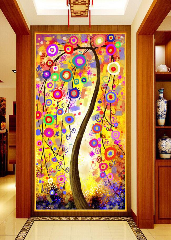 3D Colored Irregular Pattern 616 Wall Murals Wallpaper AJ Wallpaper 2