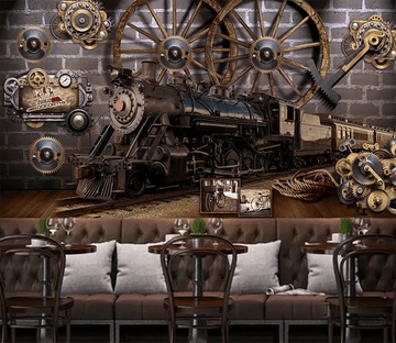 3D Train Iron Wheel 364 Wallpaper AJ Wallpaper 2 
