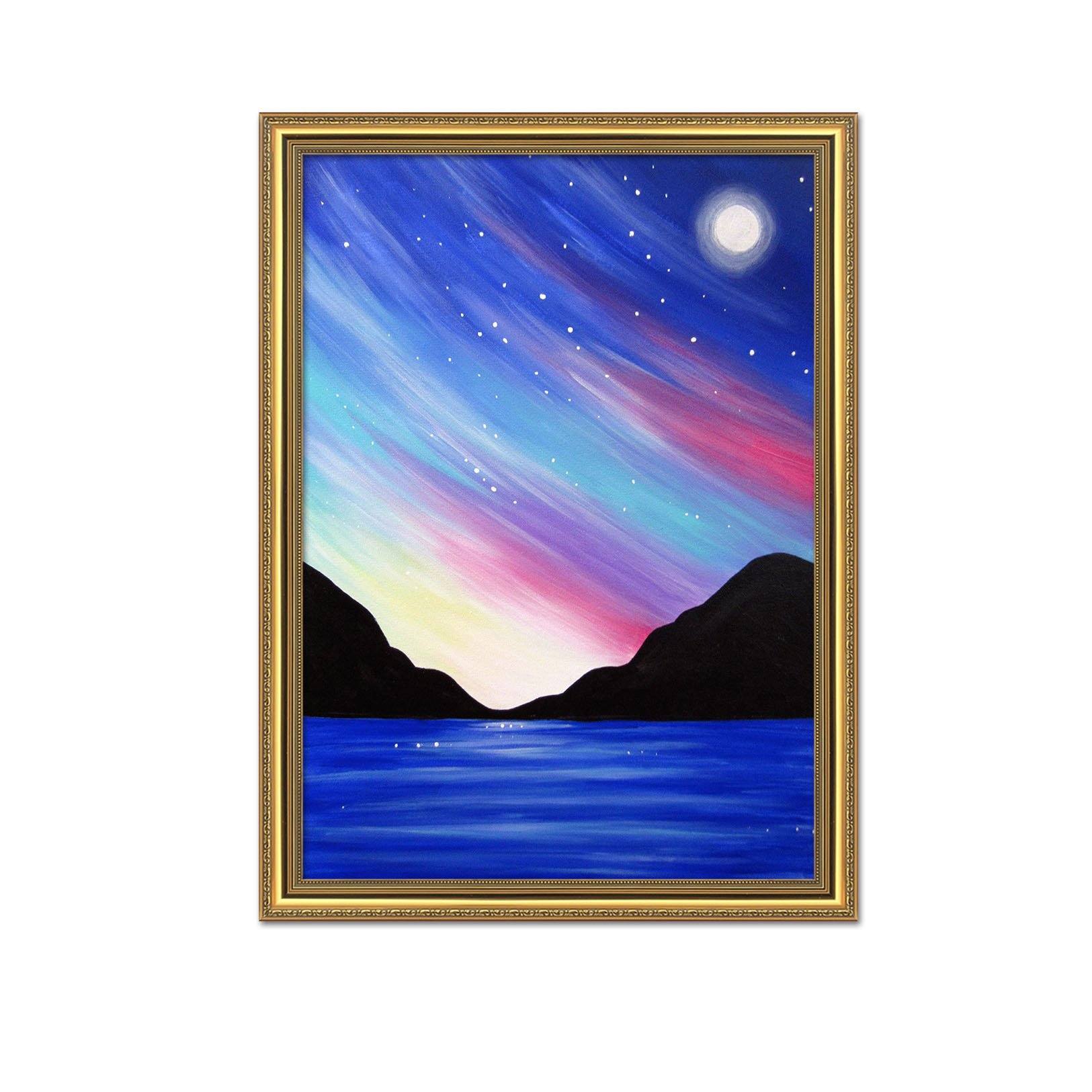 3D Shadow Mountain 103 Fake Framed Print Painting Wallpaper AJ Creativity Home