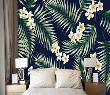 3D Tropical Leaves 004 Wallpaper AJ Wallpaper 