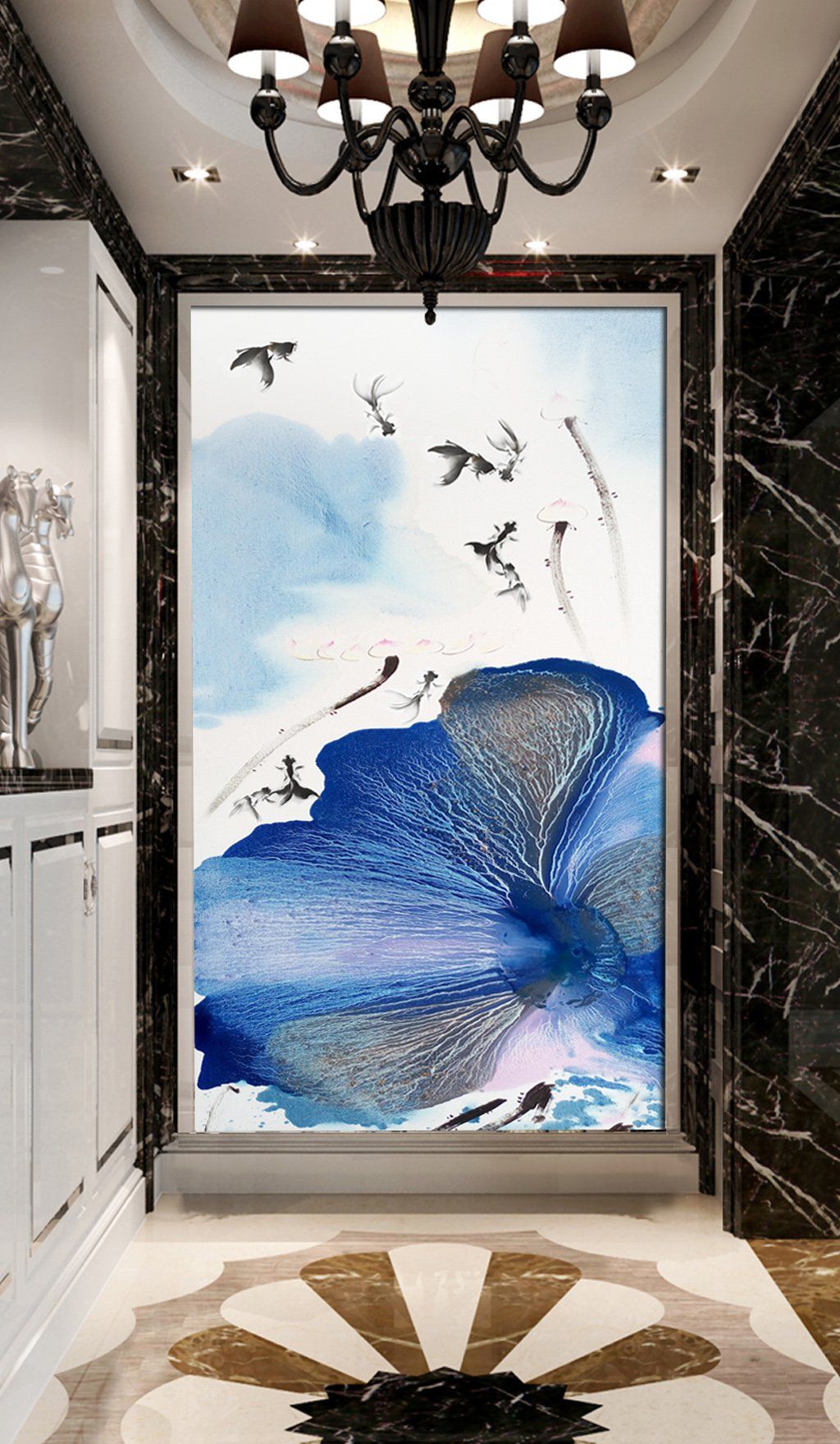 3D Goldfish 364 Wall Murals Wallpaper AJ Wallpaper 2