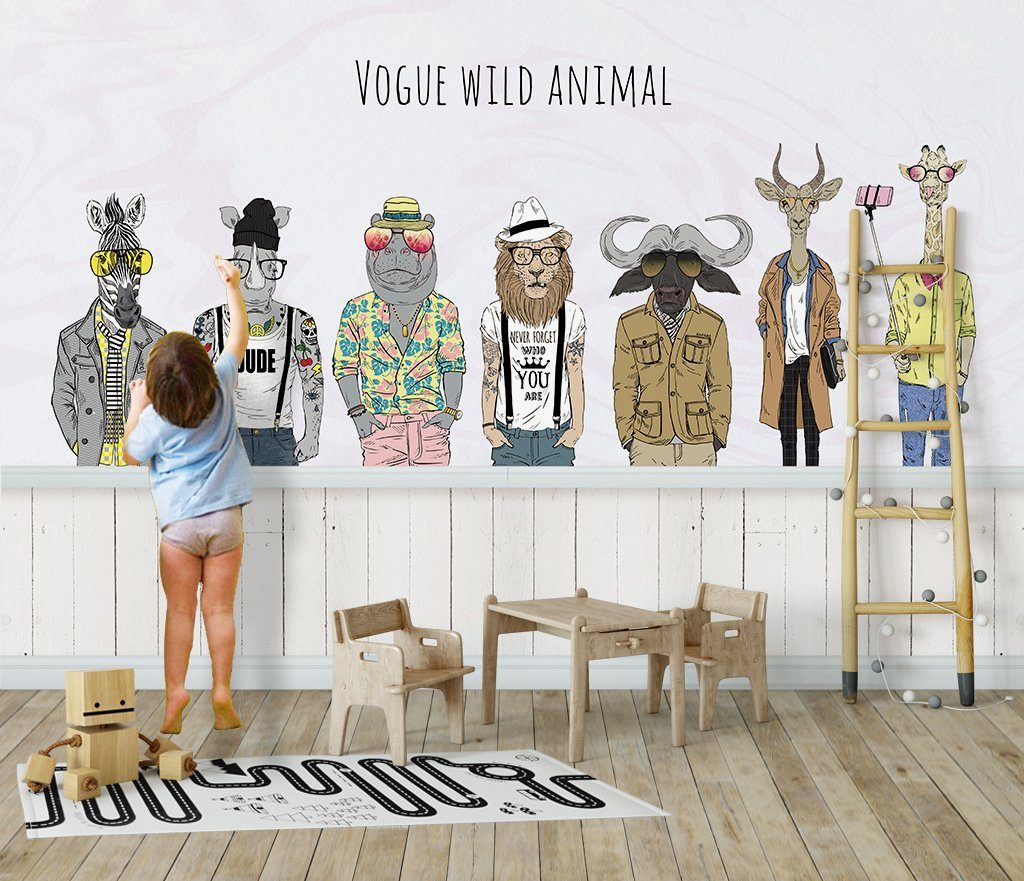 3D Animal 352 Wall Murals Wallpaper AJ Wallpaper 2