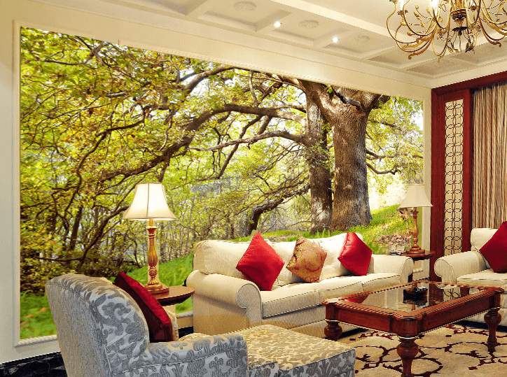 Big Green Trees 2 Wallpaper AJ Wallpaper