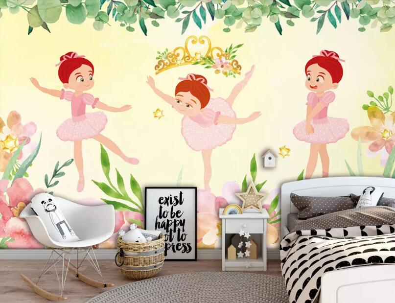 3D Child Dance 1239 Wall Murals Wallpaper AJ Wallpaper 2