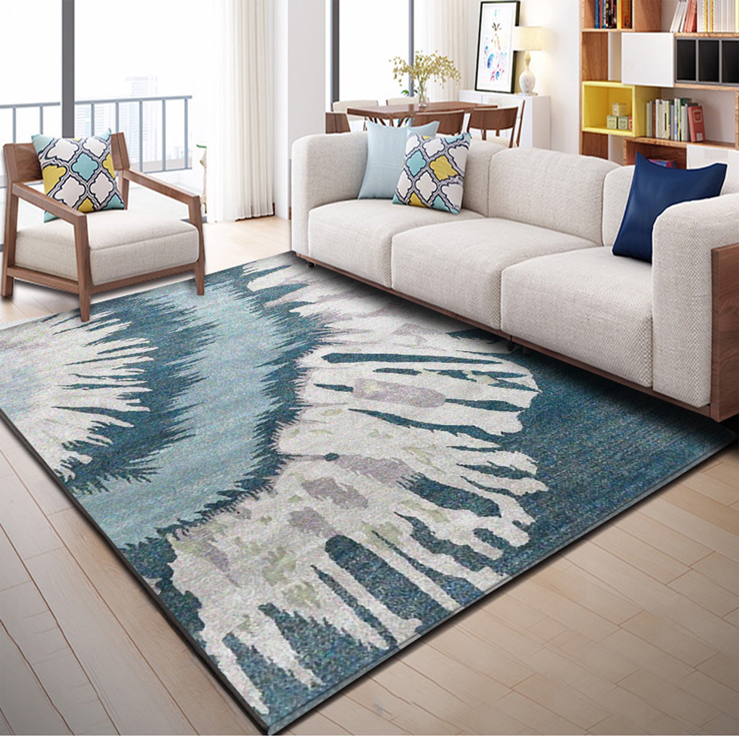 3D Color Splash WG110 Non Slip Rug Mat Mat AJ Creativity Home