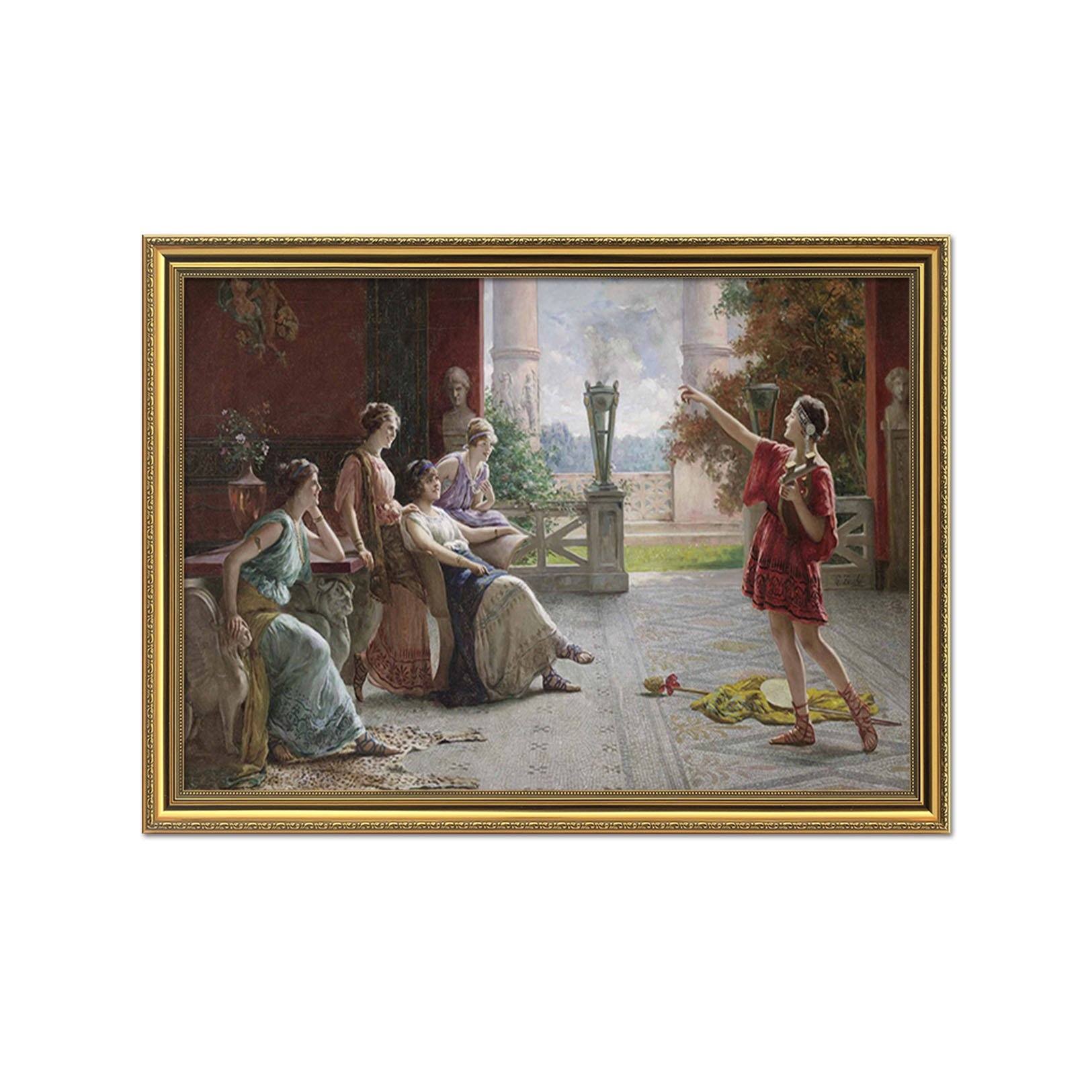 3D Watch The Show 125 Fake Framed Print Painting Wallpaper AJ Creativity Home