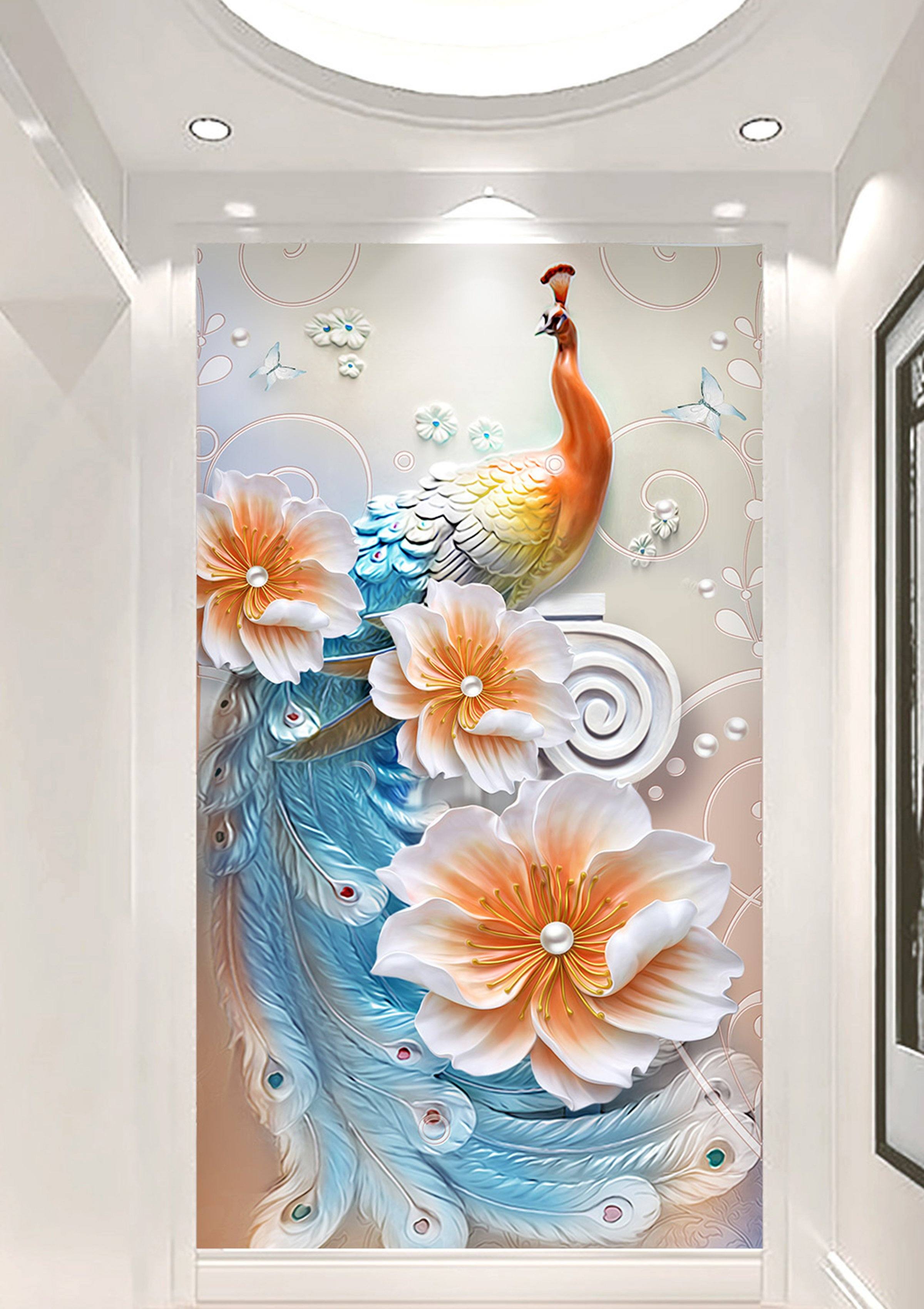 3D Peacock 89 Wall Murals Wallpaper AJ Wallpaper 2