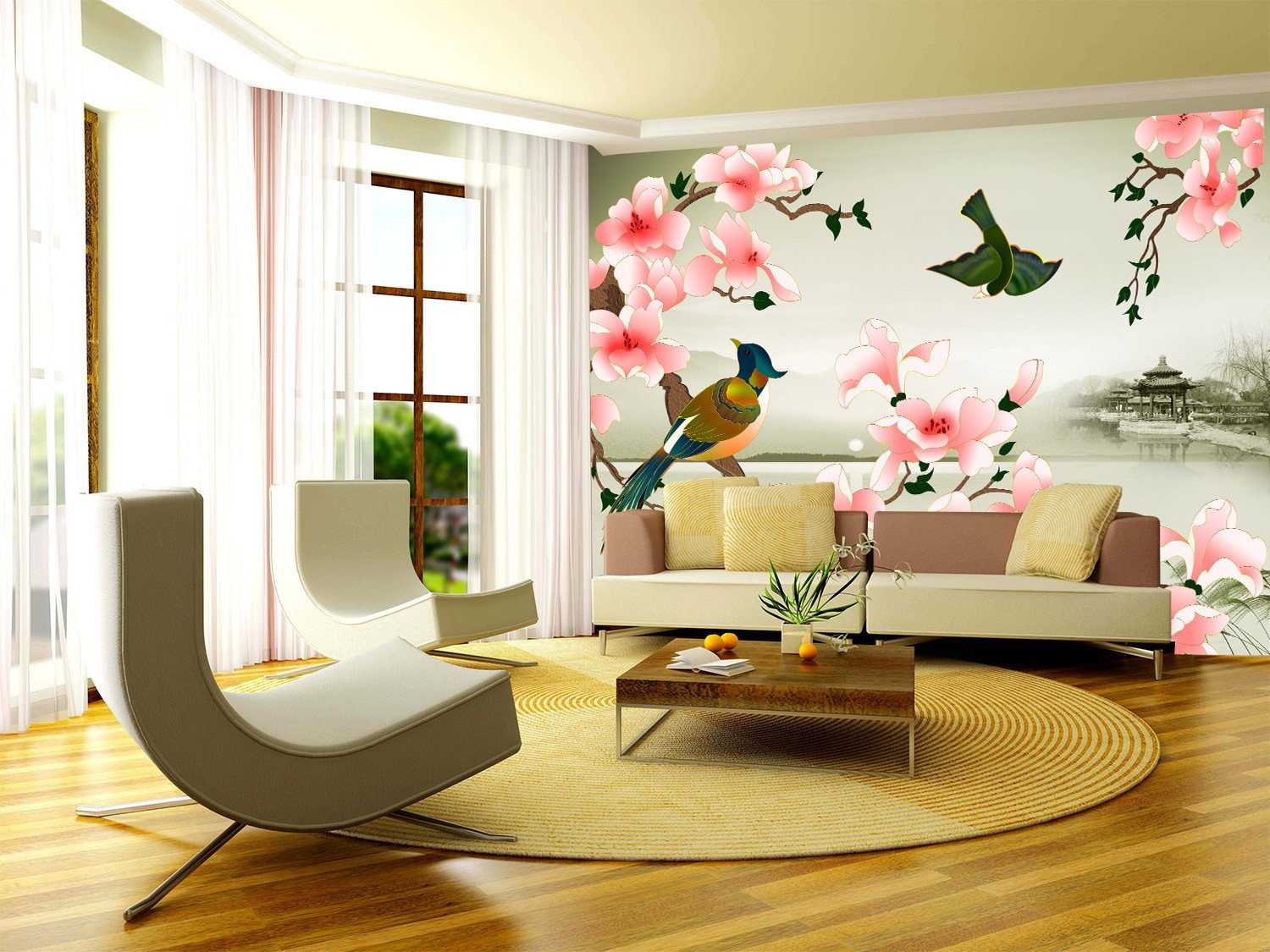 Birds And Flowers 1 Wallpaper AJ Wallpaper 1