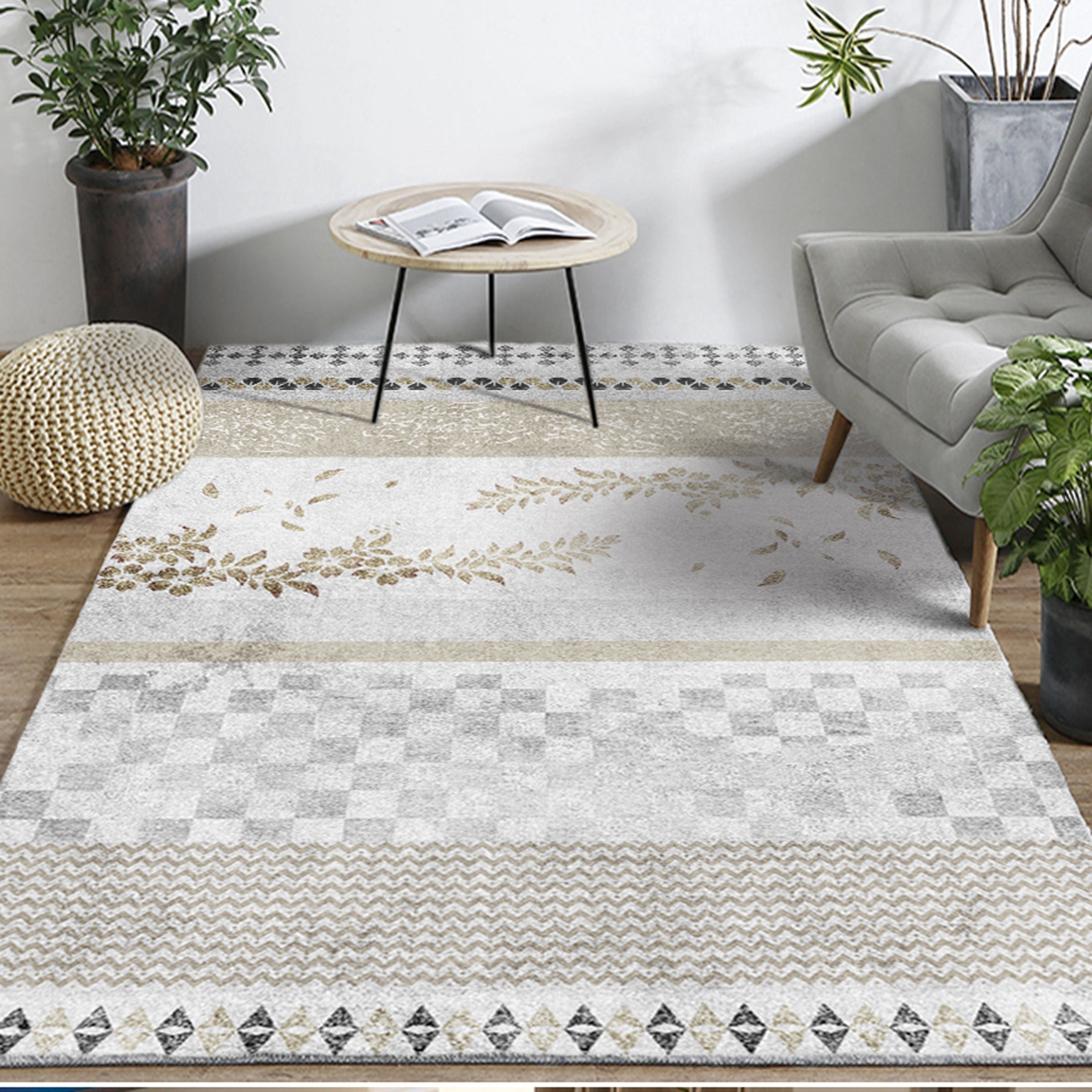 3D Color Geometry WG220 Non Slip Rug Mat Mat AJ Creativity Home