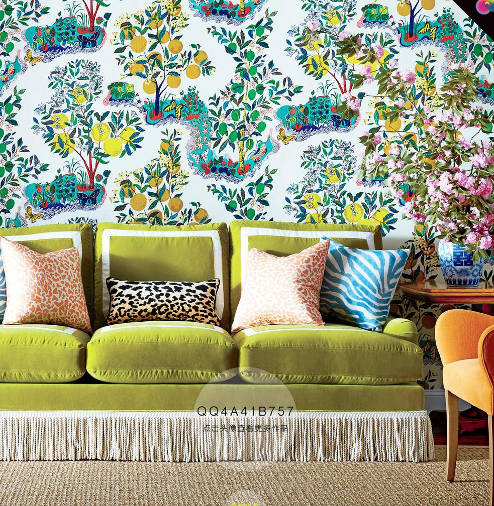 3D Orange Tree 573 Wall Murals Wallpaper AJ Wallpaper 2