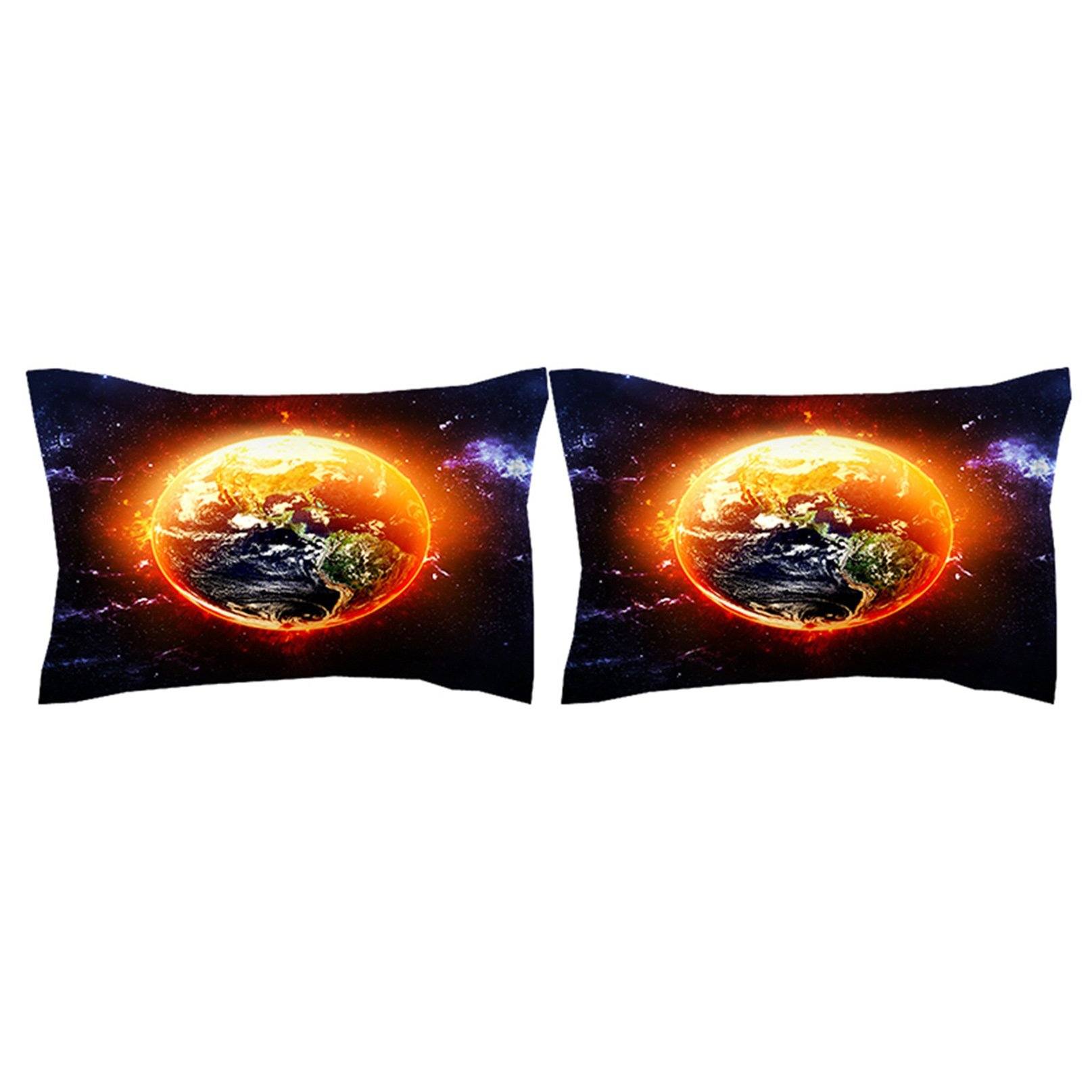 3D Burning Sun 84 Bed Pillowcases Quilt Wallpaper AJ Wallpaper