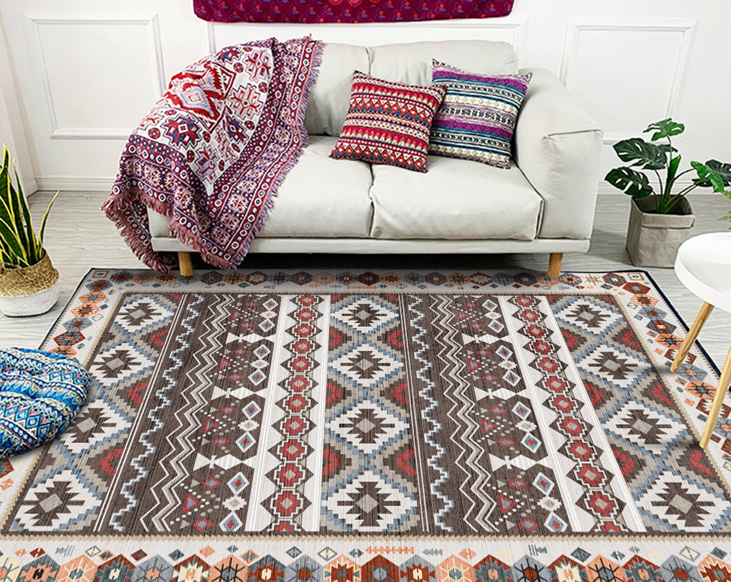 3D Color Pattern WG539 Non Slip Rug Mat Mat AJ Creativity Home