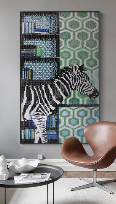 3D Cute Zebra WC278 Wall Murals Wallpaper AJ Wallpaper 2