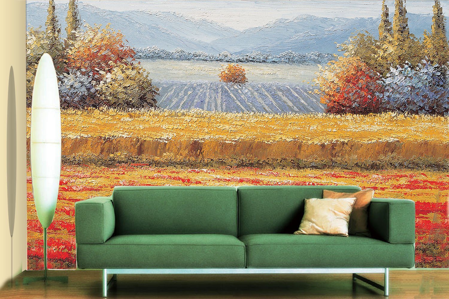 Farmlands Drawing Wallpaper AJ Wallpaper