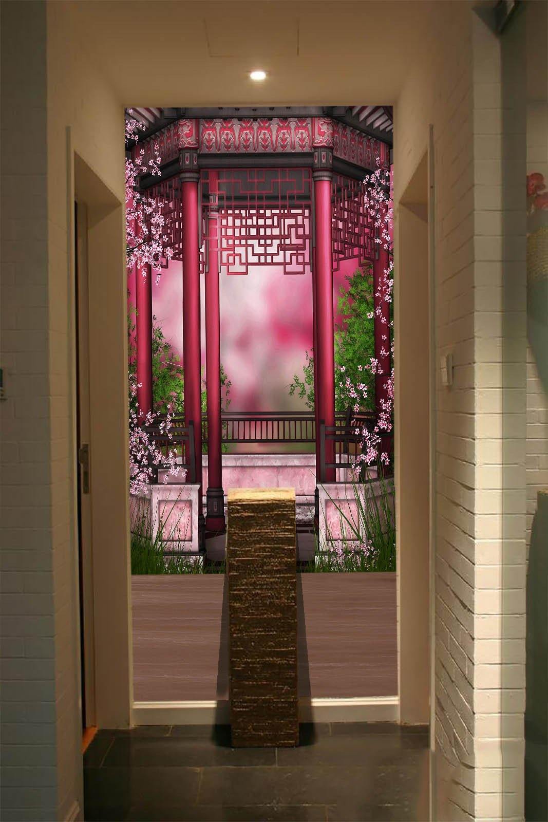 Beautiful Flowers Pavilion Wallpaper AJ Wallpaper