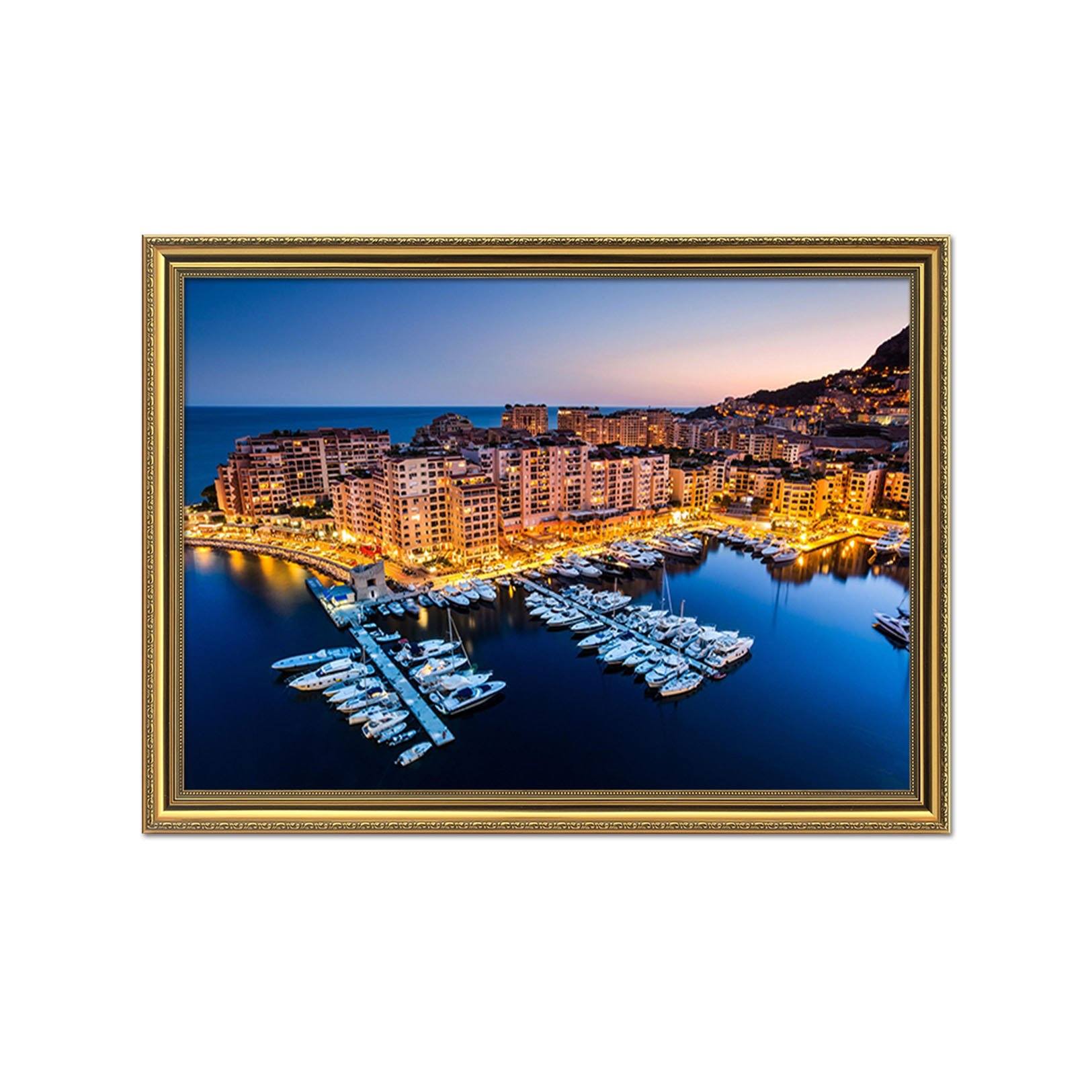 3D Lightship Ship 158 Fake Framed Print Painting Wallpaper AJ Creativity Home