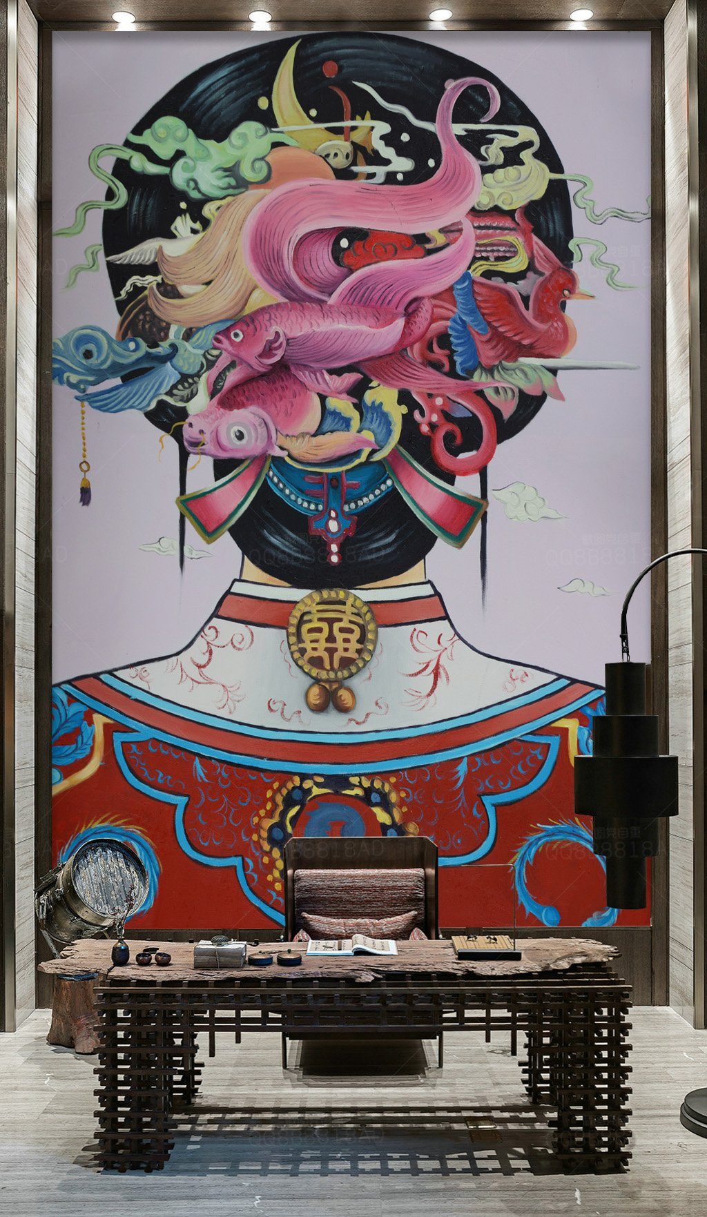 3D Ancient Headdress 506 Wall Murals Wallpaper AJ Wallpaper 2