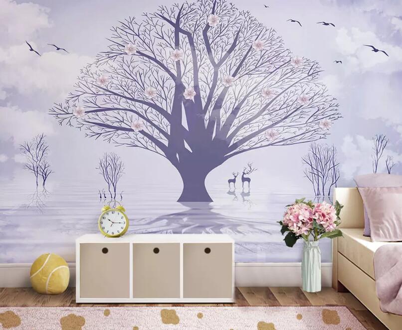 3D Sika Deer 940 Wall Murals Wallpaper AJ Wallpaper 2