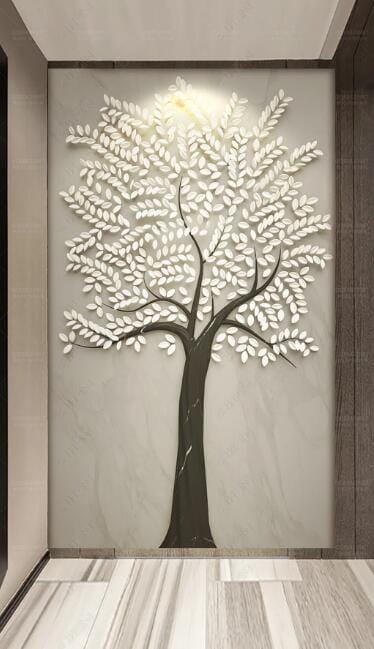 3D Modern Tree WC273 Wall Murals Wallpaper AJ Wallpaper 2