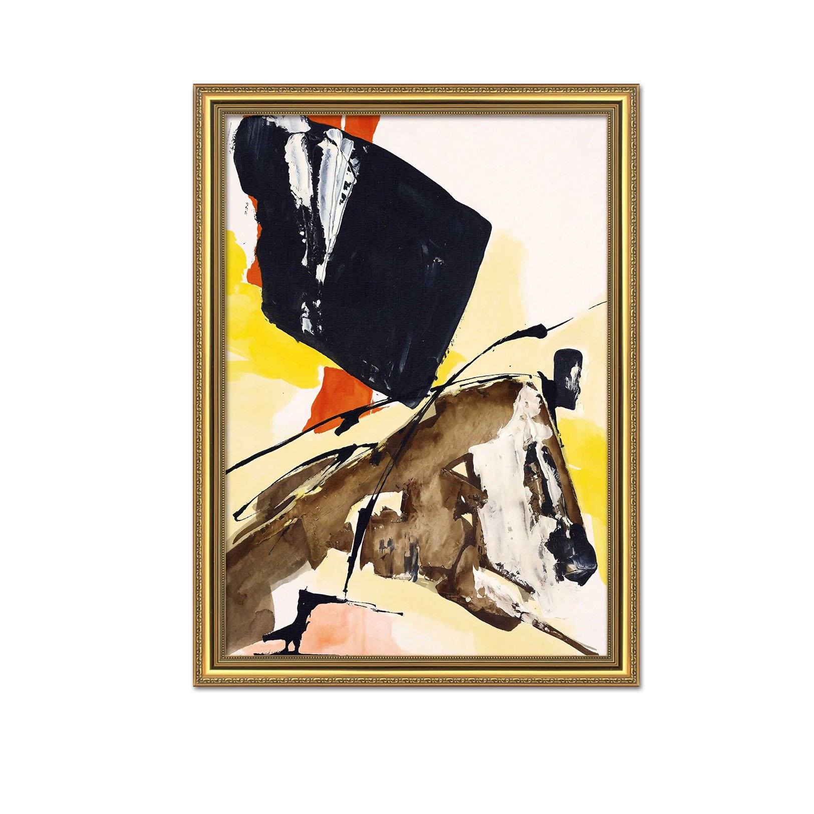 3D Black Graffiti 104 Fake Framed Print Painting Wallpaper AJ Creativity Home