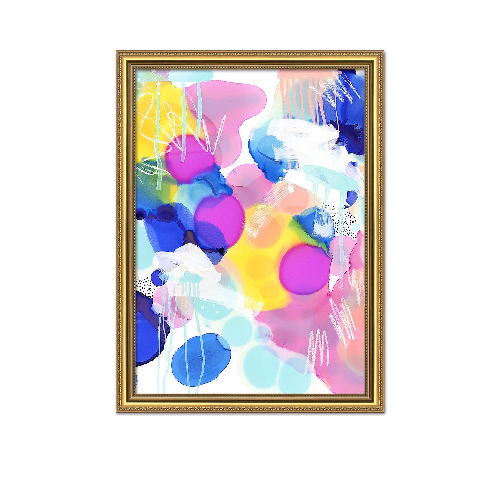 3D Bright Ink 081 Fake Framed Print Painting Wallpaper AJ Creativity Home