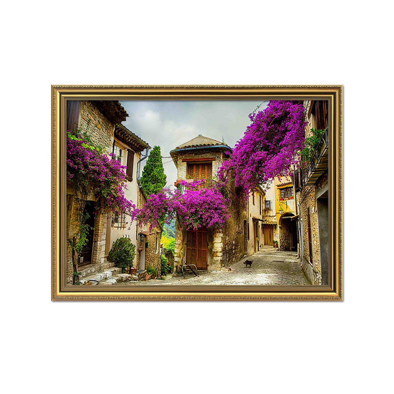 3D Room Flowers 159 Fake Framed Print Painting Wallpaper AJ Creativity Home