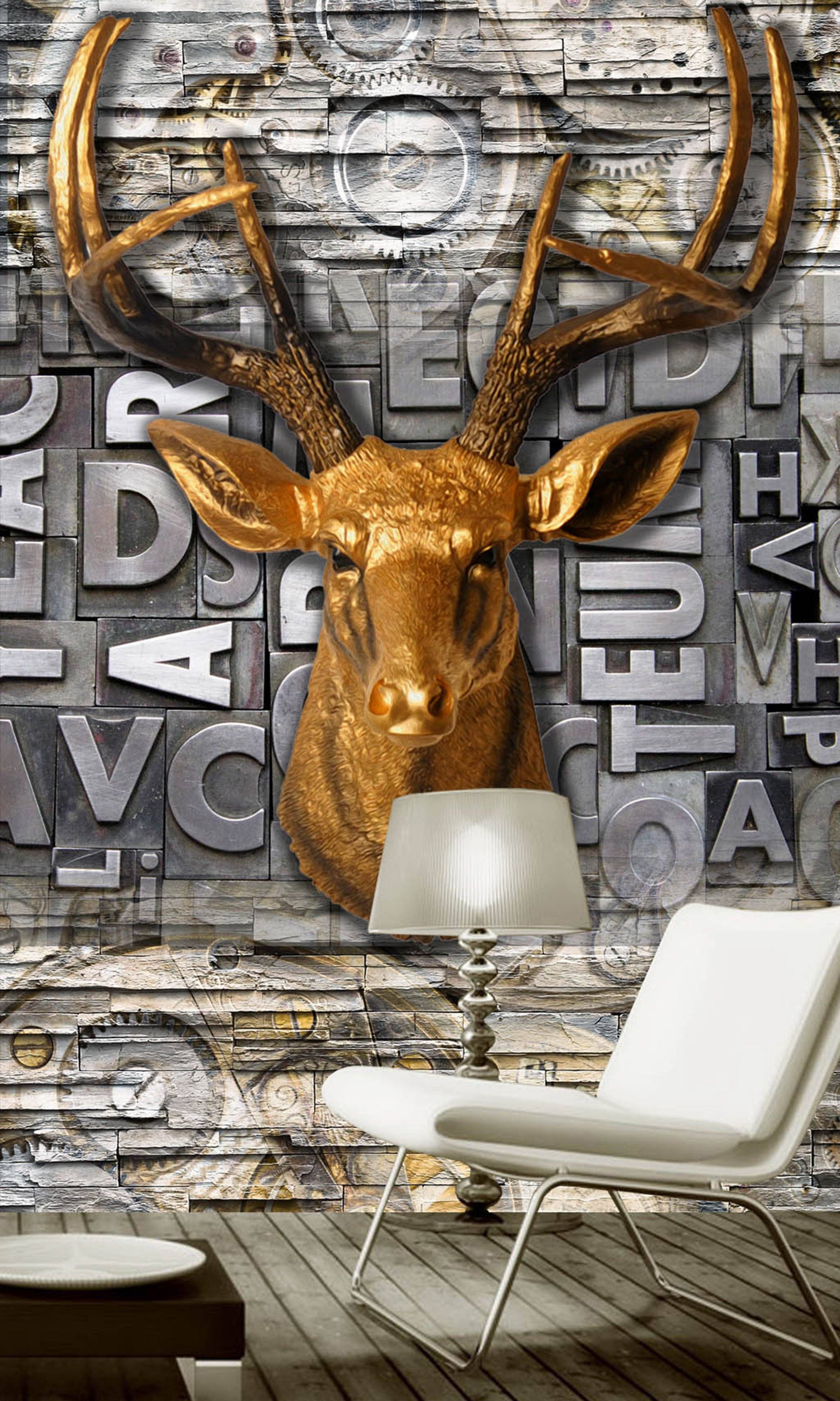 3D Elk Antler 104 Wall Murals Wallpaper AJ Wallpaper 2