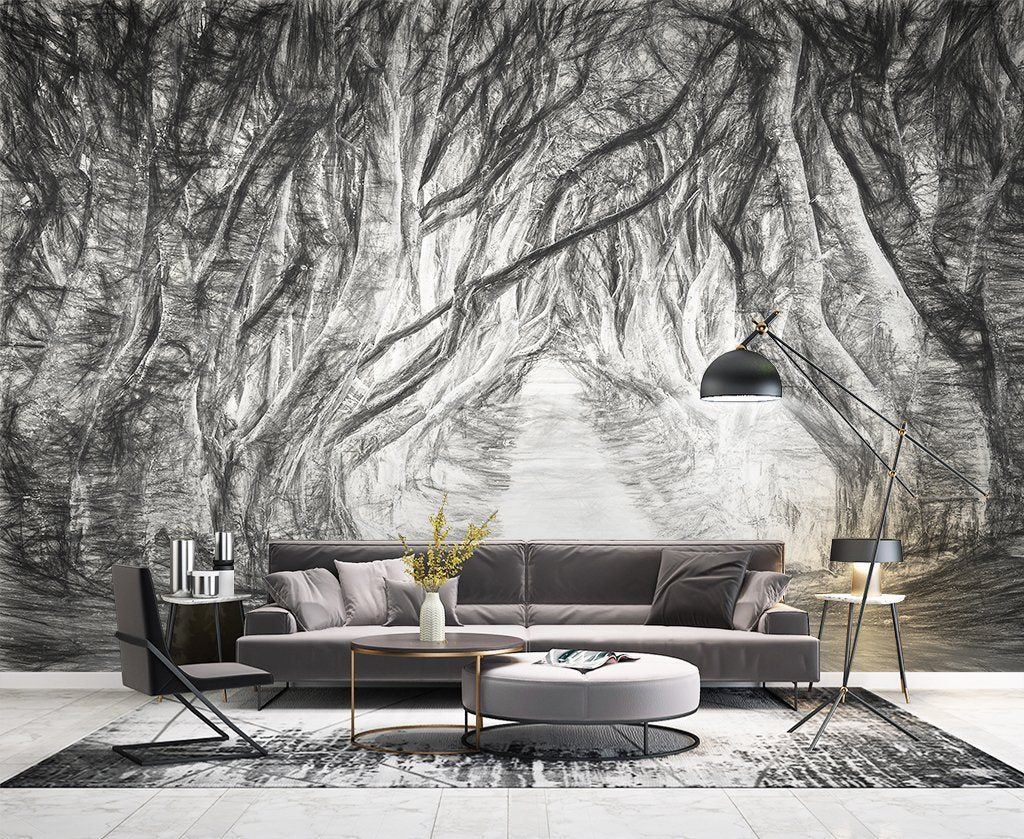 3D Branch 100 Wall Murals Wallpaper AJ Wallpaper 2