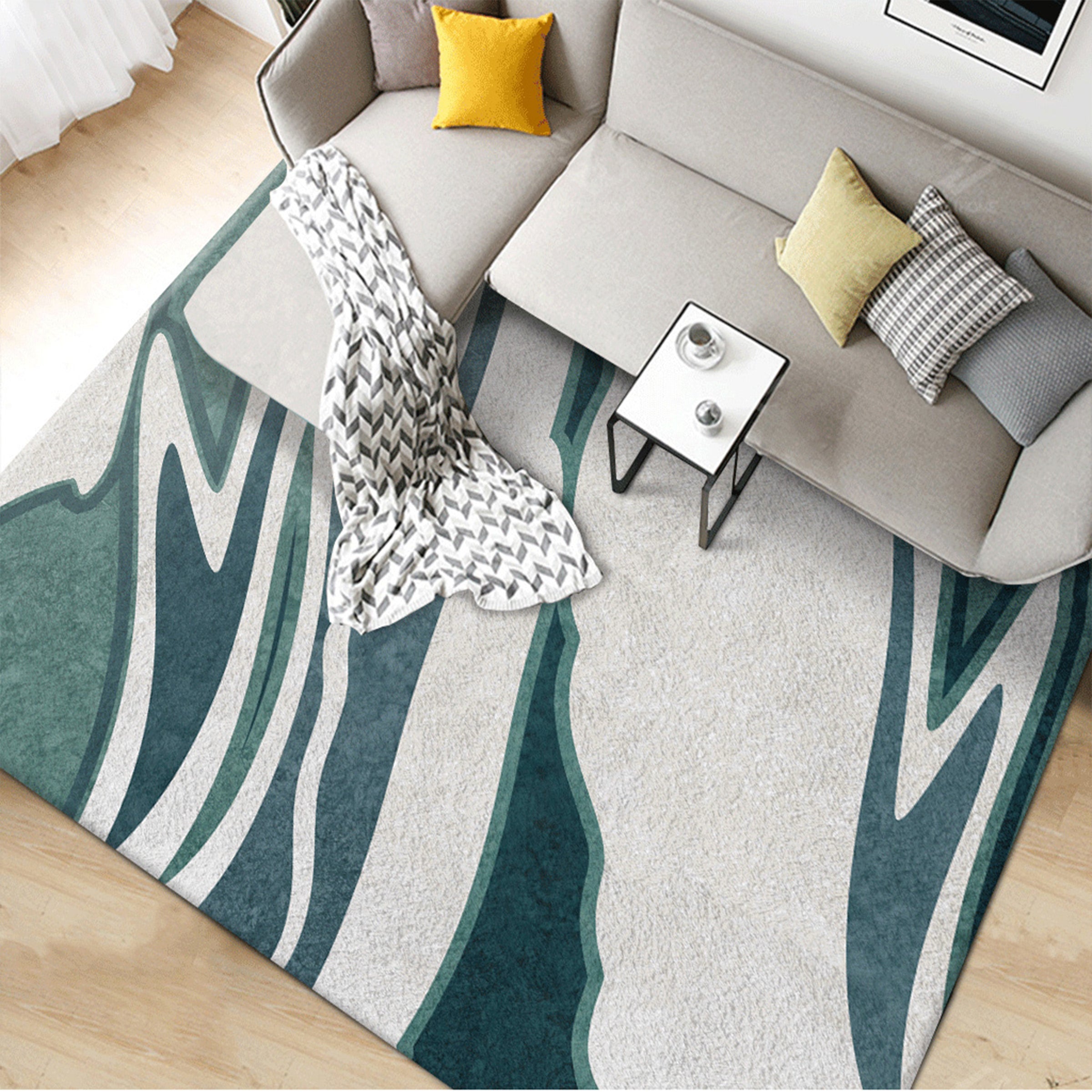 3D Dark Stripes WG177 Non Slip Rug Mat Mat AJ Creativity Home