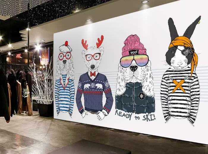 3D Animals 963 Wall Murals Wallpaper AJ Wallpaper 2