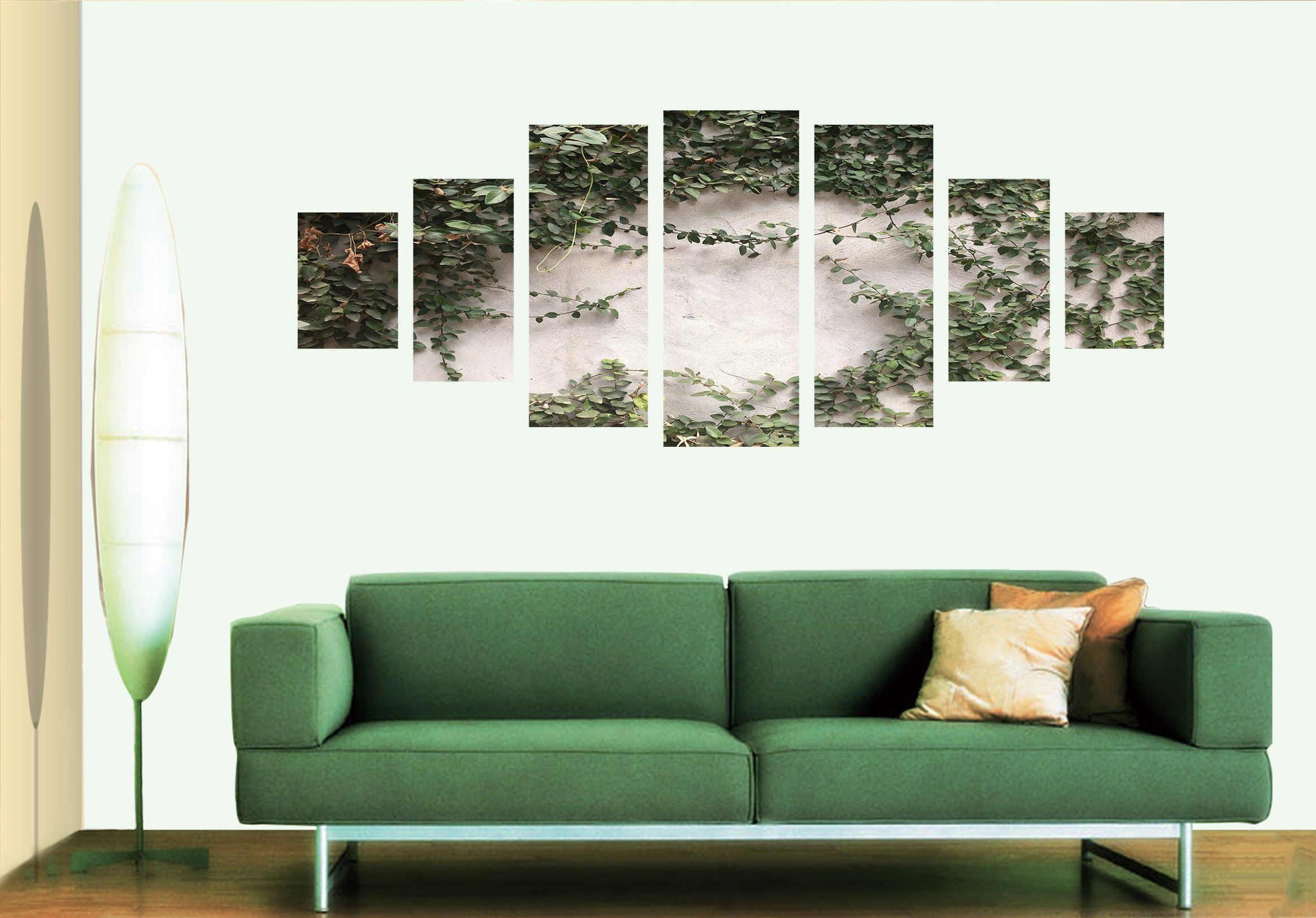 3D Wall Leaves 068 Unframed Print Wallpaper Wallpaper AJ Wallpaper