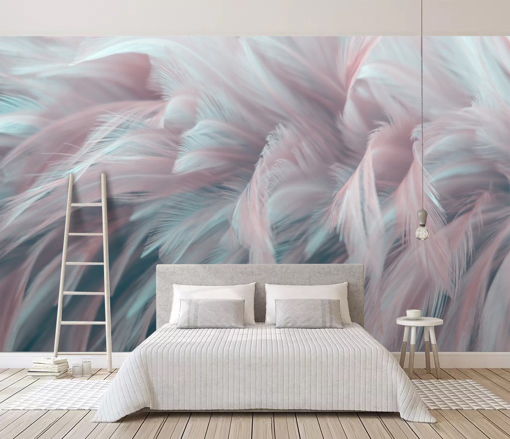 3D Colored Feather 868 Wall Murals Wallpaper AJ Wallpaper 2