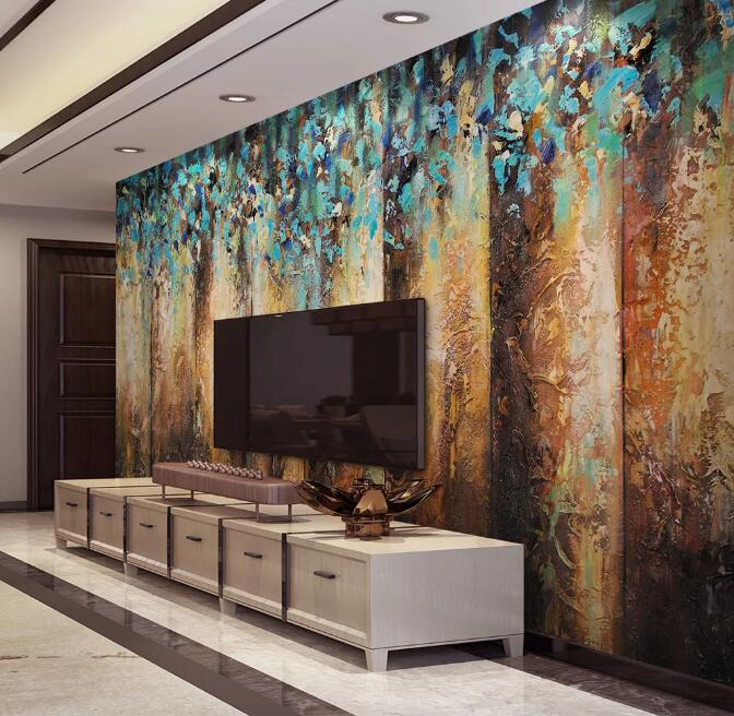 3D Leaves 1245 Wall Murals Wallpaper AJ Wallpaper 2