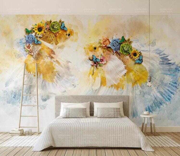 3D Colored Garland WC199 Wall Murals Wallpaper AJ Wallpaper 2