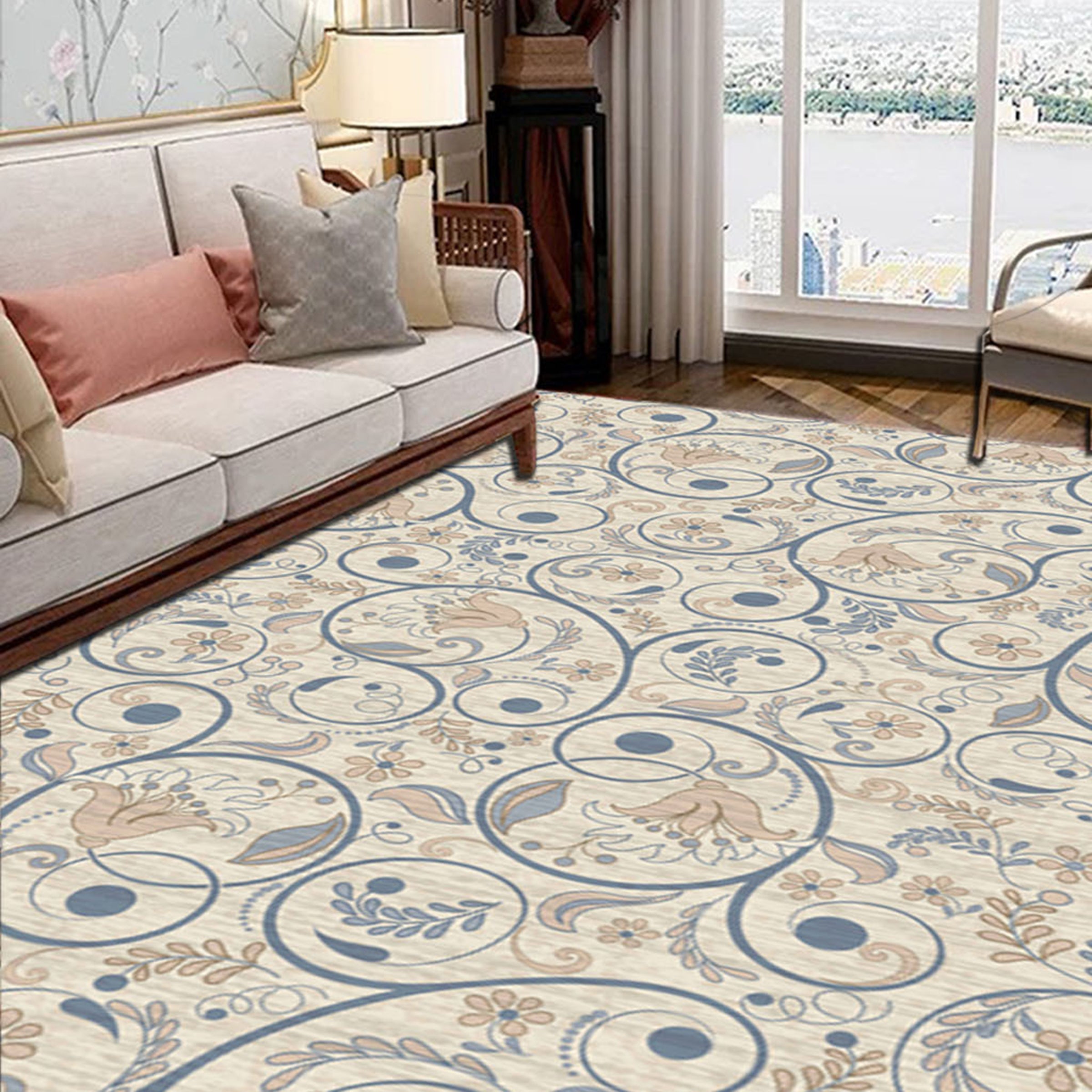 3D Color Pattern WG522 Non Slip Rug Mat Mat AJ Creativity Home