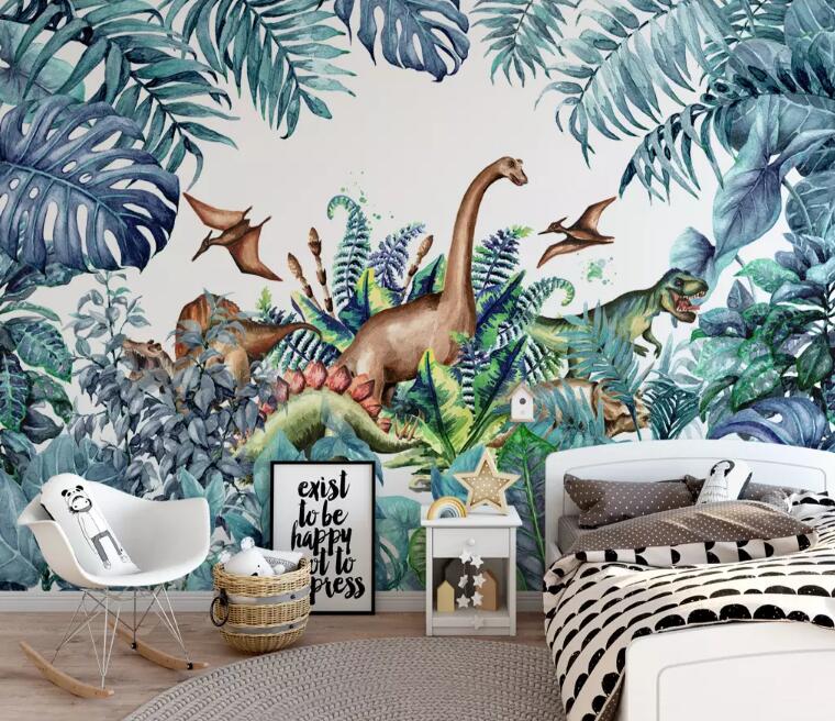 3D Dinosaur Kingdom 1310 Wall Murals Wallpaper AJ Wallpaper 2