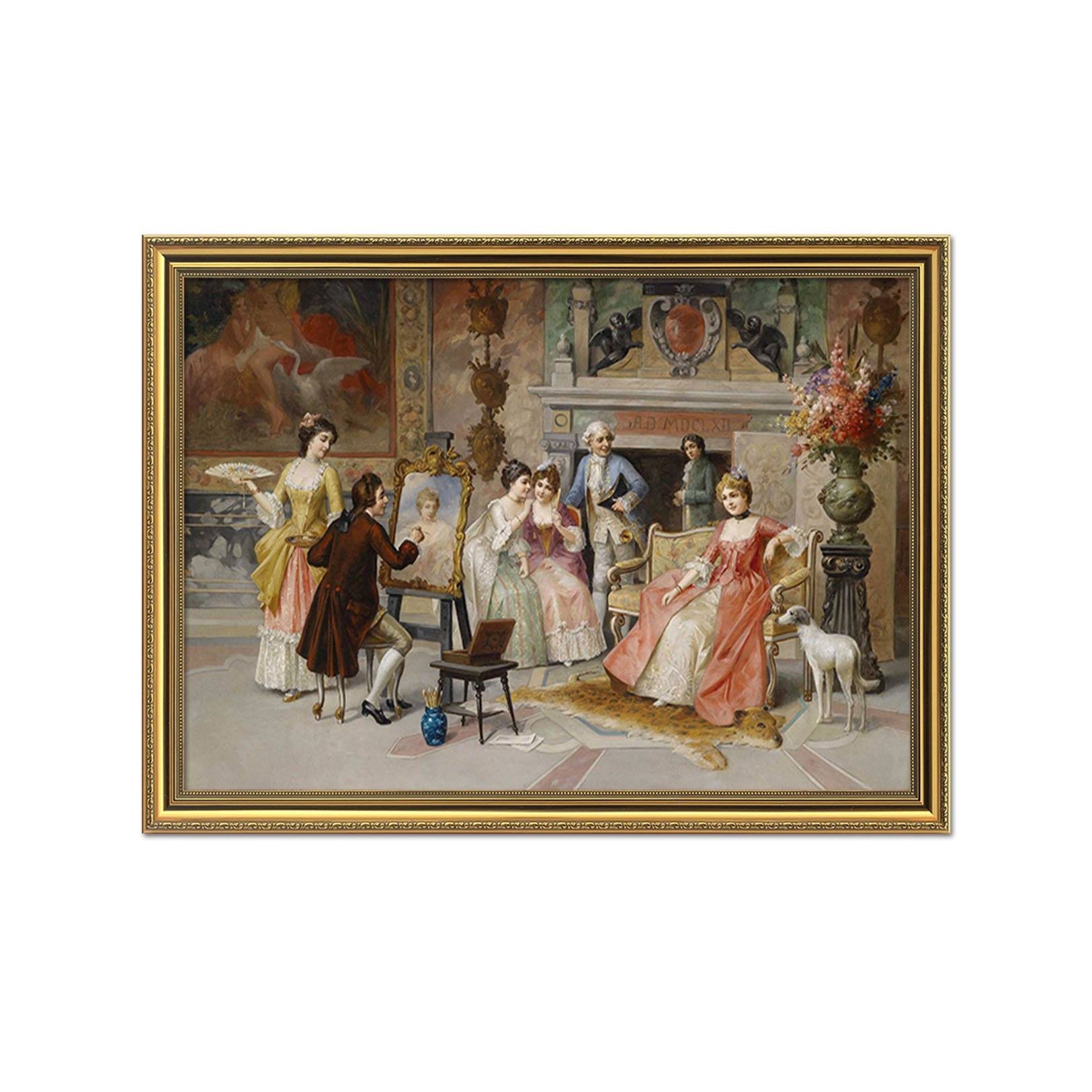 3D Painting Characters 139 Fake Framed Print Painting Wallpaper AJ Creativity Home