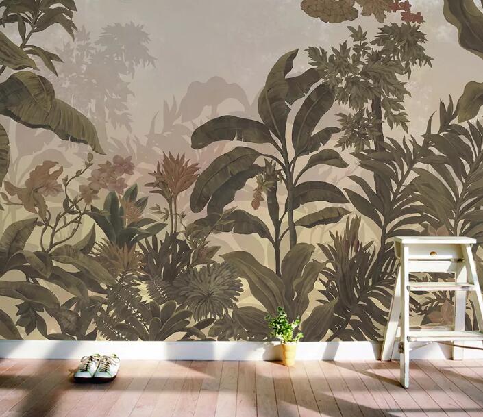 3D Leaves 653 Wall Murals Wallpaper AJ Wallpaper 2