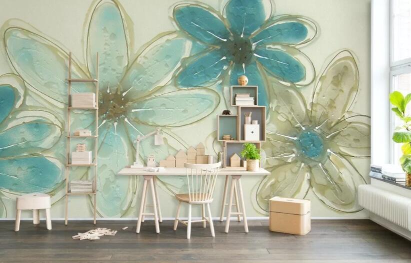 3D Modern Flower 1034 Wall Murals Wallpaper AJ Wallpaper 2