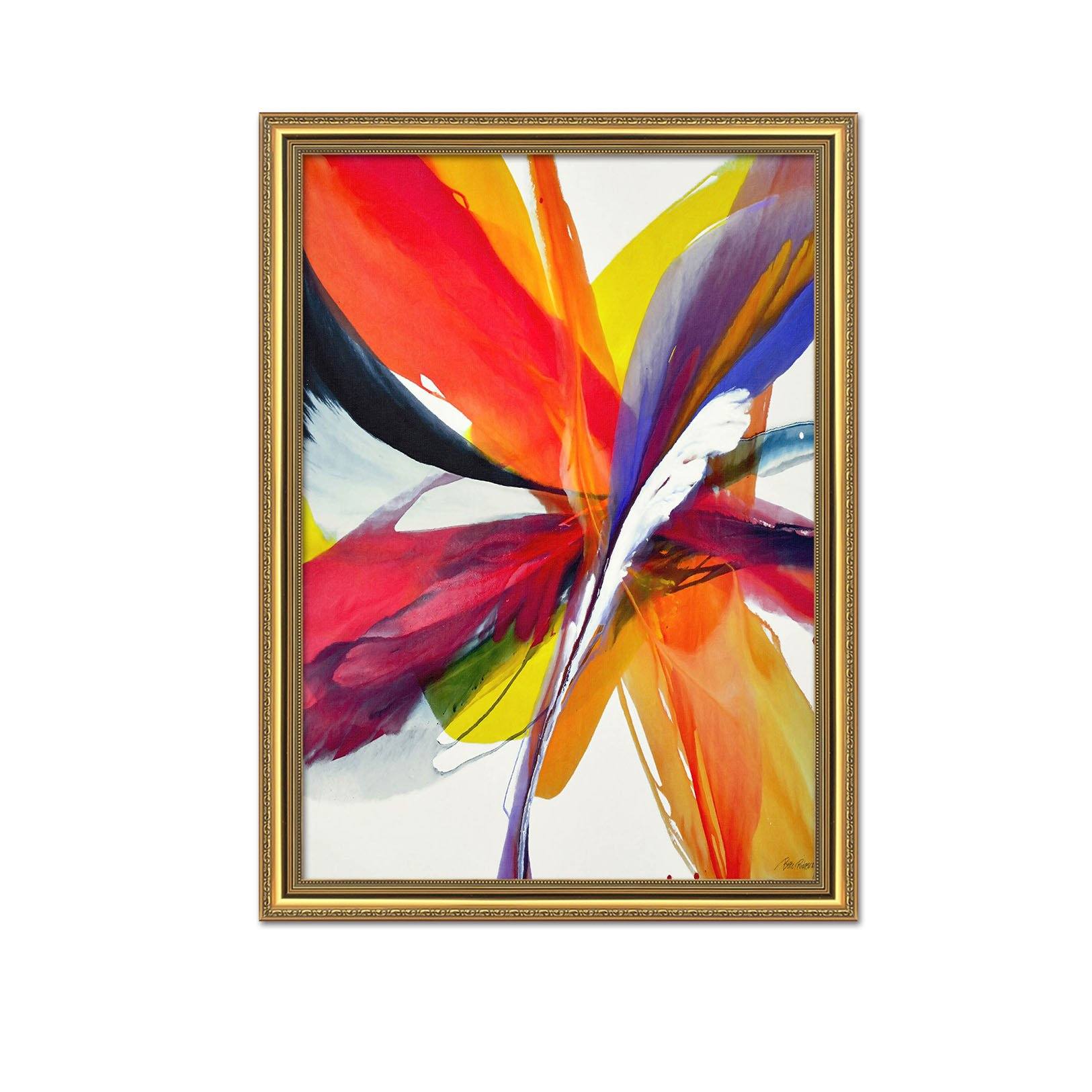 3D Graffiti Feather 112 Fake Framed Print Painting Wallpaper AJ Creativity Home