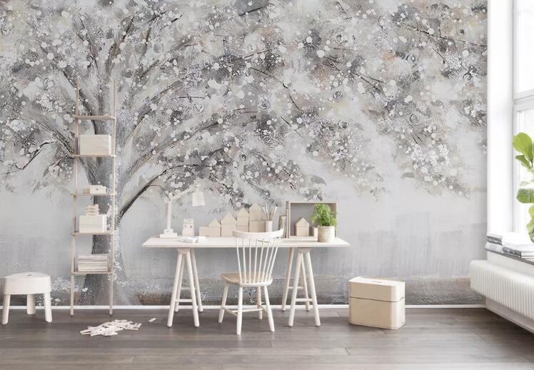3D Tree 1246 Wall Murals Wallpaper AJ Wallpaper 2