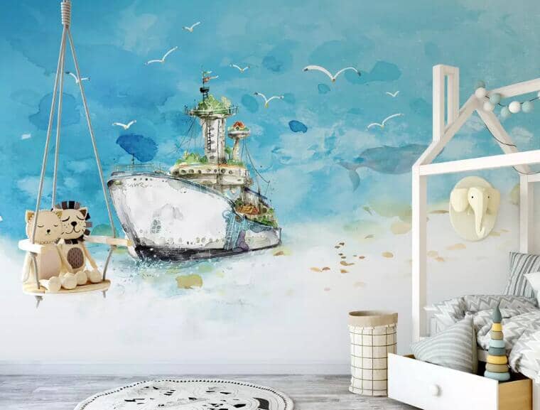 3D Sea Sailing 1480 Wall Murals Wallpaper AJ Wallpaper 2