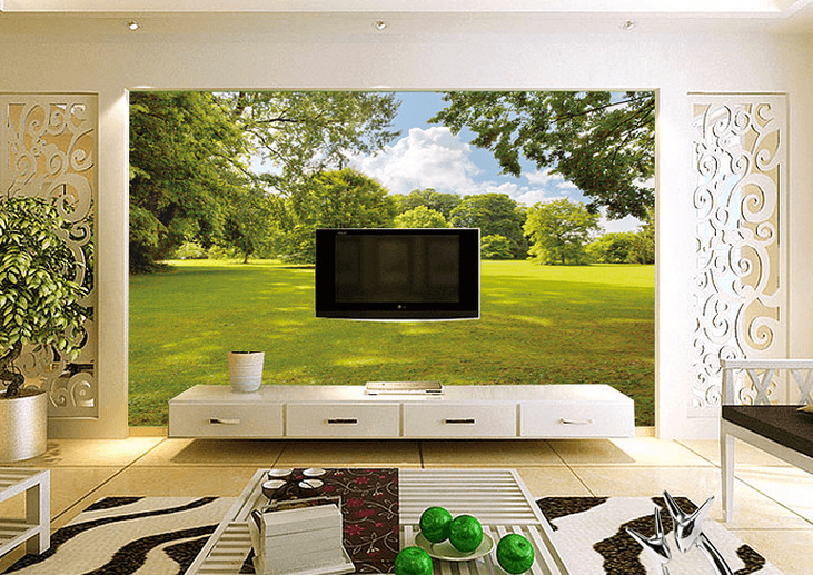 Green Lawn Wallpaper AJ Wallpaper